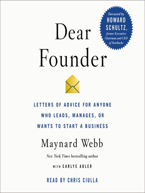 Title details for Dear Founder by Maynard Webb - Available